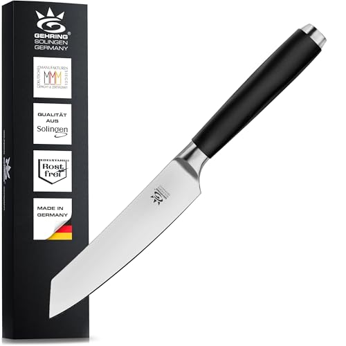 GEHRING NEU| SOLINGEN HOME MYII | Allzweck Messer 15 cm - scharfes Profi Küchenmesser, Kochmesser Profi Messer, Made in Germany, eisgehärteter Edelstahl + ergonomischer Griff | Knife from SOLINGEN von GEHRING