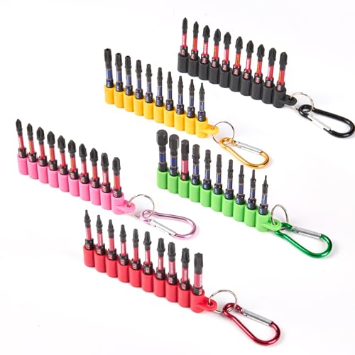 Geinxurn 50 Stück Schlagfester Schrauberbitsatz, 50mm Torx Hex Phillipes Pozidriv Schrauber Bit Set Magnetische S2 Stahl 1/4 Zoll Sechskantschaft und Farbige Weiche Hängestreifen zur Aufbewahrung Geinxurn 50 Stück Schlagfester Schrauberbitsatz, 50mm Torx Hex Phillipes Pozidriv Schrauber Bit Set Magnetische S2 Stahl 1/4 Zoll Sechskantschaft und Farbige Weiche Hängestreifen zur Aufbewahrung von GEINXURN
