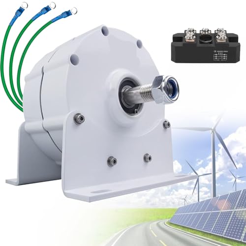 GEJLELDS 12000 W Dreiphasen-Generator, getriebeloser Permanentmagnet-Elektromotor-Generator mit niedriger Geschwindigkeit für vertikale horizontale Windkraftanlagen,12V GEJLELDS 12000 W Dreiphasen-Generator, getriebeloser Permanentmagnet-Elektromotor-Generator mit niedriger Geschwindigkeit für vertikale horizontale Windkraftanlagen,12V von GEJLELDS