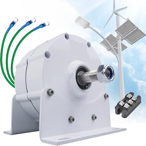 GEJLELDS 12000W 3-Phasen-Permanent-Lichtmaschine, 12V/24V/48V Permanentmagnet-Elektromotor-Generator DIY AC-Lichtmaschine Permanentmagnet-Motor mit Gleichrichter,24V GEJLELDS 12000W 3-Phasen-Permanent-Lichtmaschine, 12V/24V/48V Permanentmagnet-Elektromotor-Generator DIY AC-Lichtmaschine Permanentmagnet-Motor mit Gleichrichter,24V von GEJLELDS