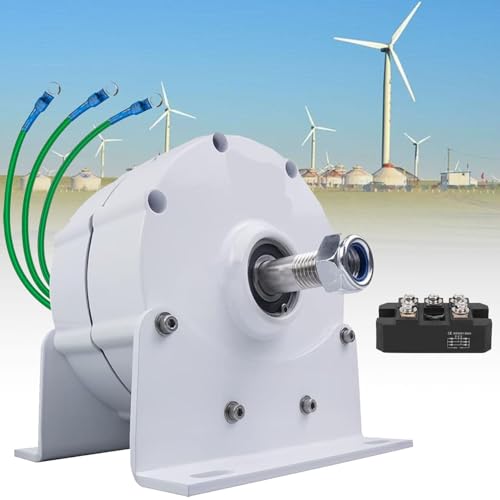 GEJLELDS Gearless Permanentmagnet Generator,Dreiphasen-Generator Home Permanentmagnet-Elektromotor-Generator getriebelos für Windkraftanlage,5000W-12V GEJLELDS Gearless Permanentmagnet Generator,Dreiphasen-Generator Home Permanentmagnet-Elektromotor-Generator getriebelos für Windkraftanlage,5000W-12V von GEJLELDS