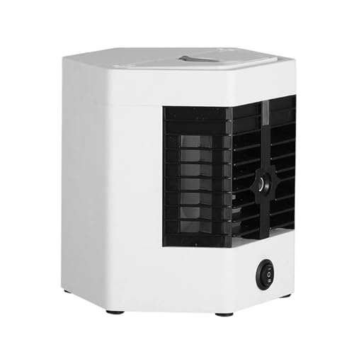 GEJUAN Tragbare Klimaanlagen Mini-Konditionierungsventilator, Desktop-Kühlerventilator, USB-tragbarer Kühler-Konditionierungsventilator, Schreibtisch-Wasserkühlungsventilator von GEJUAN