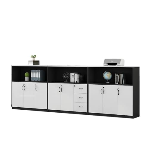 Büroschrank Aktenschrank aus Holz, Mehrfach-Kombinationspaket, herausnehmbarer Lagerschrank mit Mehreren Türen und Mehreren Schubladen Schublade Büroschrank Aktenschrank aus Holz, Mehrfach-Kombinationspaket, herausnehmbarer Lagerschrank mit Mehreren Türen und Mehreren Schubladen Schublade von GEK208130