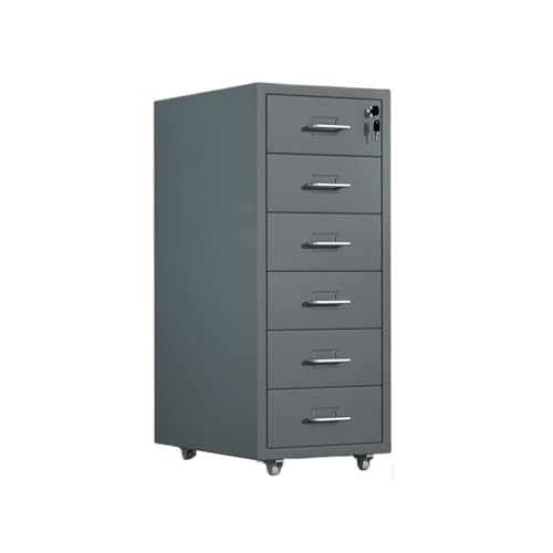 Büroschrank Büro-Aktenschrank, verdickter Schubladenschrank aus kaltgewalztem Stahl, Aufbewahrungsschrank mit großer Kapazität, multifunktionaler Datenorganisationsschrank mit Schlössern Schublade(Gri von GEK208130