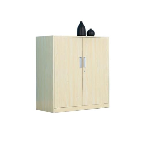 Büroschrank Büro-Aktenschrank mit Schloss, Akteninformations-Aufbewahrungsschrank, 1 mm Dicker Eisenschrank, Heimbalkon, Werkzeug-Aufbewahrungsschrank Schublade(Beige) von GEK208130