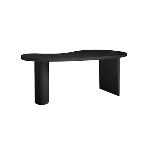 GEK208130 Einfach Minimalistischer Schreibtisch, Ganz aus Massivholz geformter Büroschreibtisch, Kreativer Holztisch, Werkbank, Beratungstisch, Verhandlungstisch Schreiben(160 * 70 * 75cm) von GEK208130