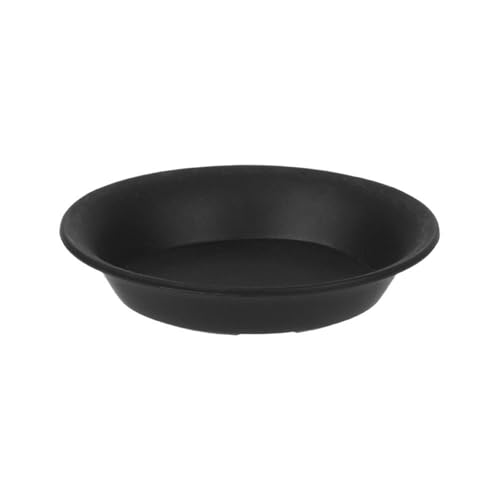 GEK208130 Garten 3Pcs Runde Anlage Untertasse Kunststoff Tropf Tablett Basis Indoor Outdoor Garten Liefert Topfpflanzen(Schwarz,Groß) von GEK208130