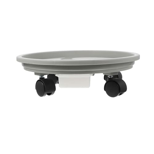 GEK208130 Garten Pflanzer Topf Kunststoff Untertasse bewegliche Rolling Pflanze Tablett mit Rädern Garten liefert Topfpflanzen von GEK208130