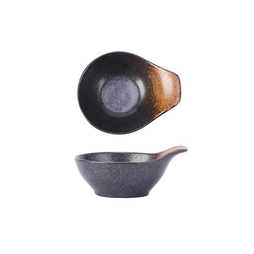 GEK208130 Küche Keramik-Dip-Schalen, Soßenschalen mit Griff, Snackschalen for Soße, Soja, Sushi Dip Schälchen von GEK208130