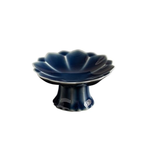 GEK208130 Küche Servierplatte Dekoration Mehrzweck-Keramiktablett Servierplatte Obstschale Dip Schälchen(Blue) von GEK208130