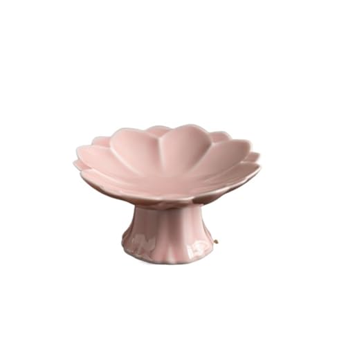 GEK208130 Küche Servierplatte Dekoration Mehrzweck-Keramiktablett Servierplatte Obstschale Dip Schälchen(Pink) von GEK208130