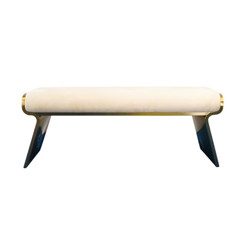 GEK208130 Modern Bettbank, Moderne gepolsterte Bettendebank for Schlafzimmer, Fenster-Ottoman-Bänke, Schuhbank for den Eingangsbereich und das Wohnzimmer Dekorativ(140 * 36 * 45cm) von GEK208130