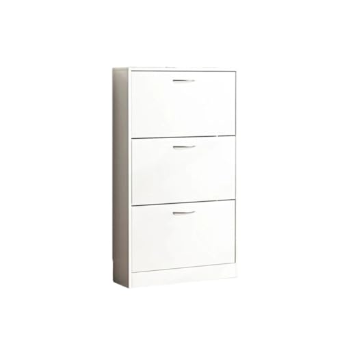 GEK208130 Modern Schuhschrank mit 3 Klappschubladen, freistehender Schuhregal-Schuhschrank-Organizer, Schuhaufbewahrungs-Organizer for den Eingangsbereich for zu Hause Organizer(Weiß) von GEK208130