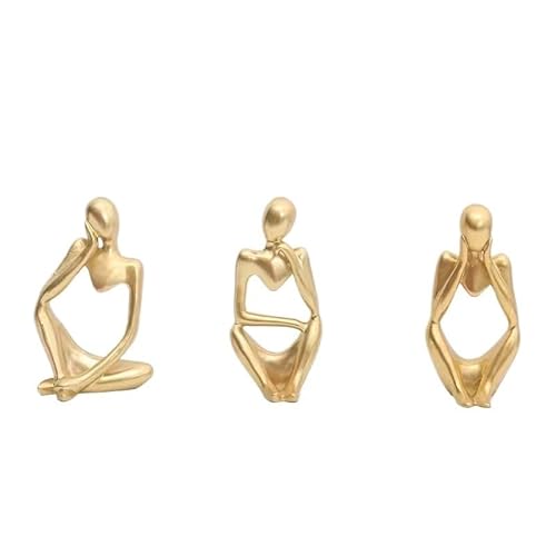 GEK208130 Moderne Heimdekorationsornamente, dekoratives Kunsthandwerk und dekorative Kunstwerke for den Schreibtisch eignen Sich for Eingangsbereiche, Büros und Arbeitszimmer. Skulptur(Gold) von GEK208130