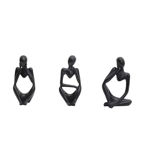 GEK208130 Moderne Heimdekorationsornamente, dekoratives Kunsthandwerk und dekorative Kunstwerke for den Schreibtisch eignen Sich for Eingangsbereiche, Büros und Arbeitszimmer. Skulptur(Schwarz) von GEK208130