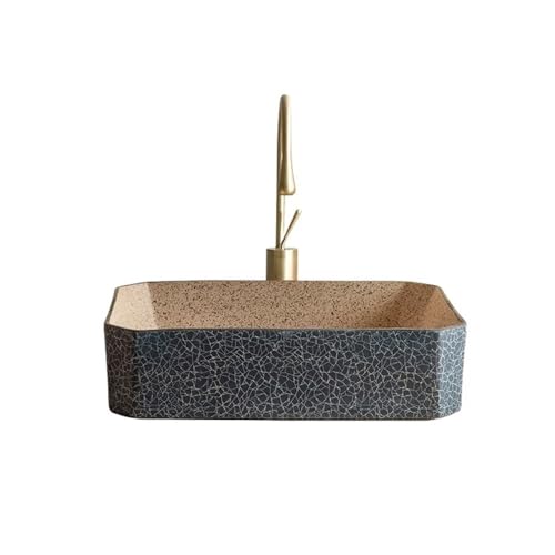Waschtisch Retro Aufsatzwaschbecken Art Keramik Waschbecken, 48 * 33 * 12cm Waschbecken bad von GEK208130