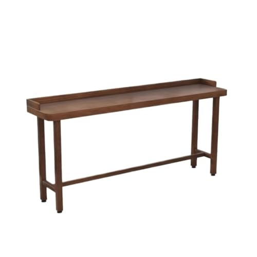 Zuhause Einfacher Bartisch aus Kiefernholz in Thekenhöhe, rechteckiger Stehtisch for Küche, Esszimmer und Wohnzimmer Thekentisch(Groß) von GEK208130