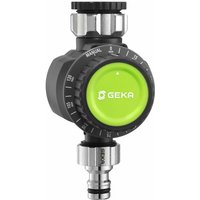 Geka - Bewässerungsuhr mechanisch mit 1 Ausgang & G3/4 + G1 Hahnadaptern von Geka