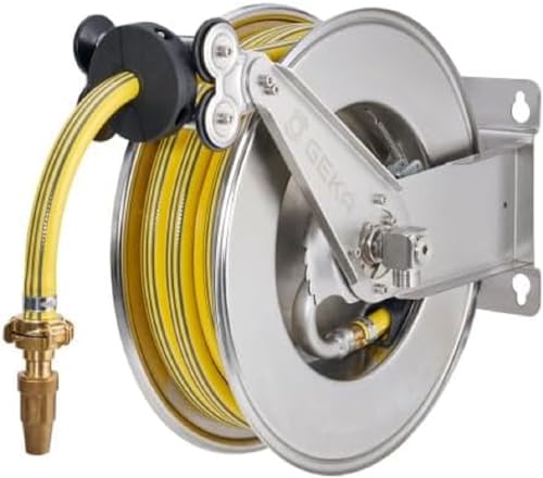 GEKA plus automatischer Schlauchaufroller EA15SK, mit Wasserschlauch, L x B x H 52 (inkl. Halterung) x 45 x 23,5, 42.9041.9 von GEKA plus