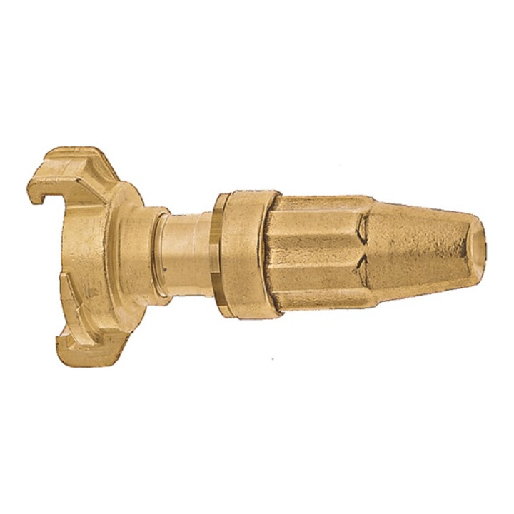 B-Ware Geka Karasto Spritzdüse Brause Plus System 13mm Messing Schlauchkupplung von GEKA