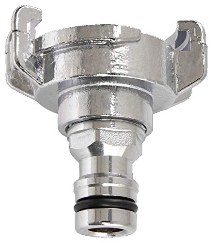 GEKA® Plus Stecksystem Übergangsstück mit Klaue und Stecker Messing verchromt von GEKA