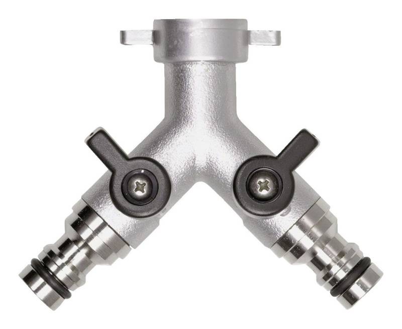 GEKA 2-Wege Verteiler, Plus Zweiwegeventil Stecksystem IG G 3/4" MS Cr EAN von GEKA
