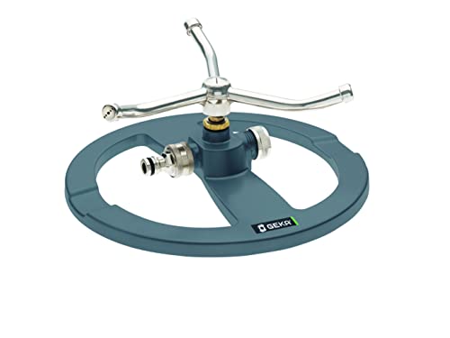 GEKA 3-Arm-Kreisregner (korrosionsfeste verzinkte Teile, idealer Halt auf Wiese, Feld etc.) 17.0005.9 von GEKA