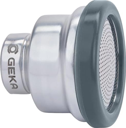 GEKA 70GKSB Gießkopf Soft rain M 1 mm Bohrung LM 30W CS 30SR, Silber, 18 x 8 x 13 cm von GEKA