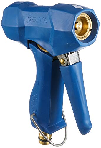 GEKA plus Profi-Reinigungspistole (Steckanschluss, für Trinkwasser, Messing/Edelstahl, Griff mit Gummi, ergonomisches Design) 46.7880.8 von GEKA