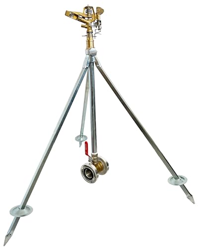 GEKA Sektoren Hochregner Set (Wurfweite ca. 16 m, ca. 32 l/min, Sektor 20°-360°, Storz C Anschluss, Mind. 2 bar, Flächenbrandbekämpfung, Brandbekämpfung, Regnersystem) 57.5840.9 von GEKA