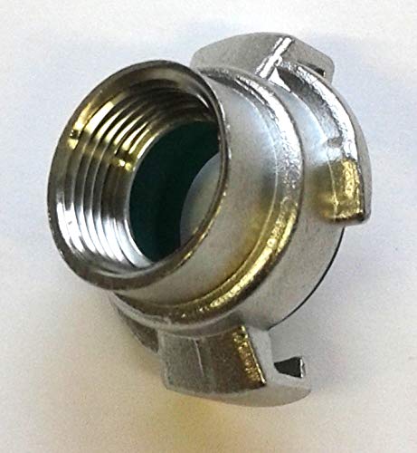 GEKA-kompatibel: V4A Garten-Schnellkupplung 1" IG Viton-Dichtung von GEKA