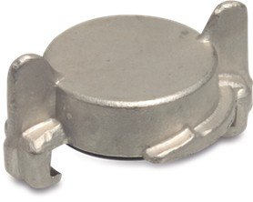 GEKA-kompatibel: V4A Garten-Schnellkupplung Blinddeckel Viton-Dichtung von GEKA