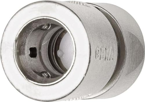 GEKA plus-Schlauchstück "Stecksystem", 1/2" - 13mm MS Ni Wasserstopp , 46.0741 von GEKA