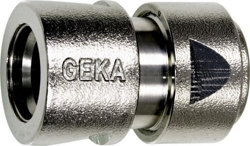 GEKA plus-Schlauchstück "Stecksystem", 3/4" - 19mm MS Ni m. Spannmutter , 46.0703 von GEKA