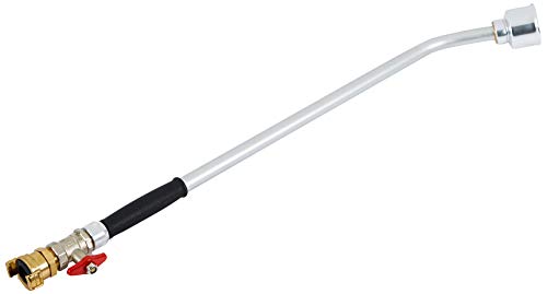 Geka 5596KMSB2000 Gießgerät Soft rain 35 Grad LM 60 cm mit Gewindestück und Kugelventil, Silber/schwarz/rot, 18 x 8 x 13 cm von GEKA