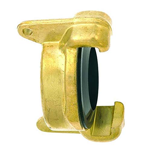 Geka 80118SB Blindkupplung aus Messing, Gold, 18 x 8 x 13 cm von GEKA