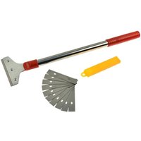 Farbschaber zum Entfernen von Farbe von Wänden und Fenstern 48 cm + 10 Klingen (150) von GEKO