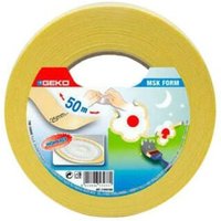 GEKO-Abdeckband Kurvenlinien 25mm - 50m - Gelb GEKO-Abdeckband Kurvenlinien 25mm - 50m - Gelb von GEKO