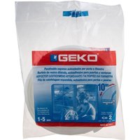 Geko - Selbstklebende Schaumstoffdichtung zum Abdichten von Türen und Fenstern, 1 bis 5 mm, 10 m x 15 mm von GEKO