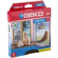 Geko - PVC-Schaumstoffdichtung Profil-I braun 3x9mm, Länge 6M. von GEKO