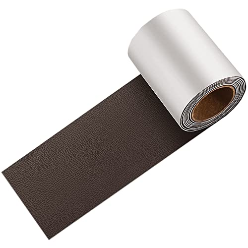 GELAISI 7.6 * 152cm Dunkelbraun Leder Patch Kit Selbstklebende,PVC Lederfolie,Kunstleder Rindsleder Optik,Lederreparatur Für Couch Sofa Risse, Verbrennungen, Autositze Zubehör GELAISI 7.6 * 152cm Dunkelbraun Leder Patch Kit Selbstklebende,PVC Lederfolie,Kunstleder Rindsleder Optik,Lederreparatur Für Couch Sofa Risse, Verbrennungen, Autositze Zubehör von GELAISI