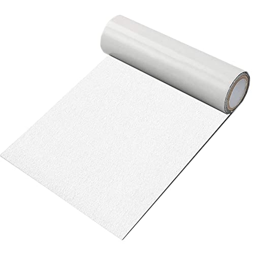 GELAISI Filz Selbstklebend Weiß - 20x200cm Selbstklebende Filzgleiter, Selbstklebende Filzpads Möbelgleiter, Klebefilz Selbstklebend für Box Liner Cup Mat, Bilderrahmen, Stuhlbein, Tischbeine von GELAISI
