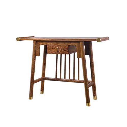 GELASIGE Altartisch Altartisch im chinesischen Stil, antiker buddhistischer Altar, Weihrauchetui aus massivem Holz, Eingangsaltar aus Mahagoni for zu Hause Mandir Für Zuhause(M) von GELASIGE