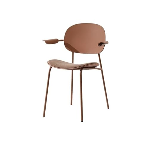 GELASIGE Bürostuhl Nordic Modern Simple Sessel Kann Hängen Esszimmerstuhl Schreibtisch Restaurant Soft Pack Tisch Home Iron Art Homeoffice-Schreibtischstühle von GELASIGE