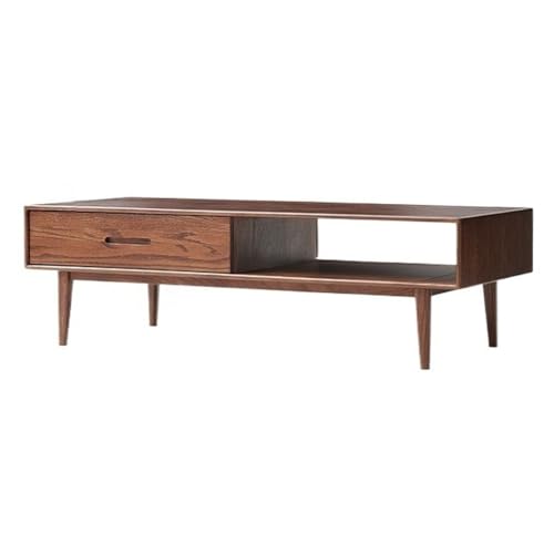 GELASIGE Couchtisch Multifunktionale Möbel Massivholz Couchtisch Kleine Wohnung Wohnzimmer Teetisch Teetisch Teetisch Couchtische für das Wohnzimmer(100cm) von GELASIGE