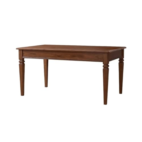 GELASIGE Esstisch Retro Log Langer Tisch Einfacher Heimwerkbank-Restauranttisch Moderner Esstisch(A:135CM*80CM*76CM) von GELASIGE