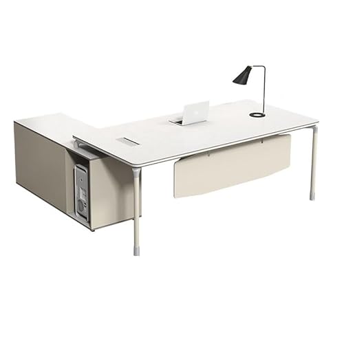 GELASIGE Schreibtische fürs Homeoffice Chefschreibtisch, Präsidentenschreibtisch, einfacher moderner Chefschreibtisch, Chefschreibtisch, Einzelschreibtisch Schreibtische fürs Homeoffice(A) von GELASIGE