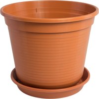 Blumentopf Standard mit Untersetzer in versch. Größen und Farben groß von GELI