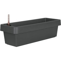 Geli Bewässerungsblumenkasten VIVA Anthrazit 100 x 21,2 cm - Kunststoff von GELI