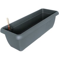 Geli - Blumenkasten aqua andalucia Anthrazit 60 cm mit Bewässerungssystem - Kunststoff Geli - Blumenkasten aqua andalucia Anthrazit 60 cm mit Bewässerungssystem - Kunststoff von GELI